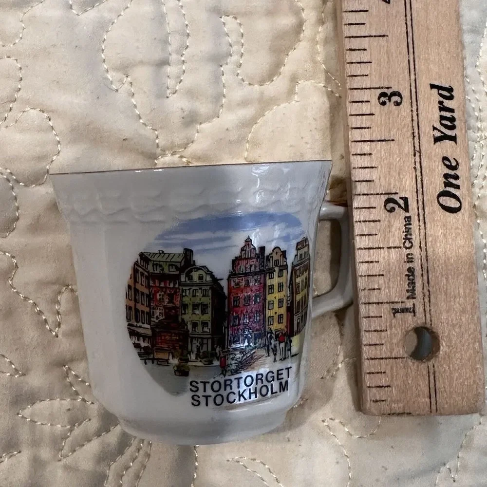 Seltmann Weiden Bavaria West Germany Tea Cup Saucer Souvenir‎ Nordic European